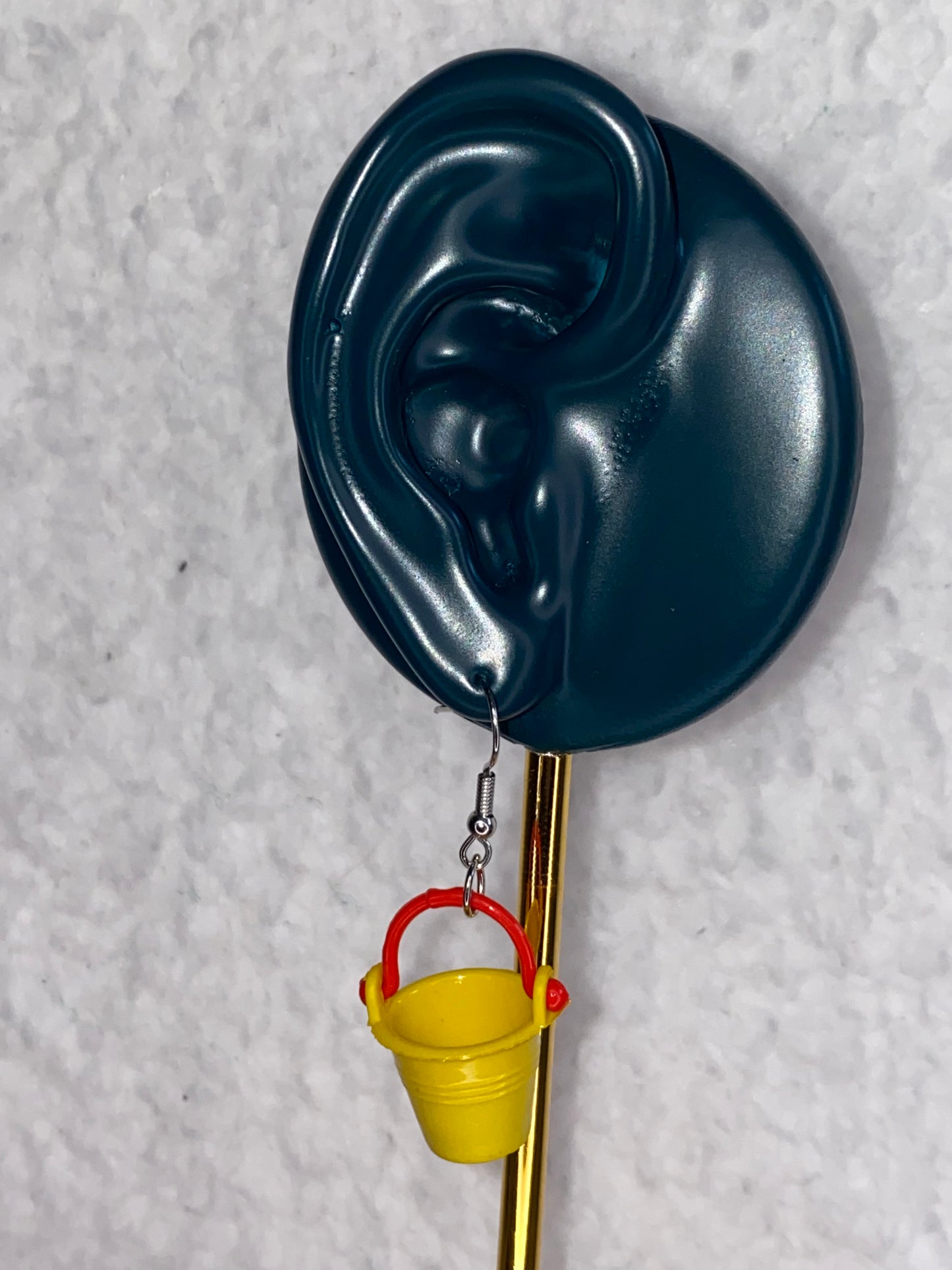 Yellow Bucket Earrings