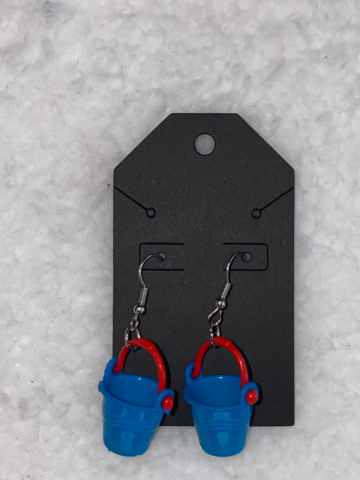 Blue Bucket Earrings