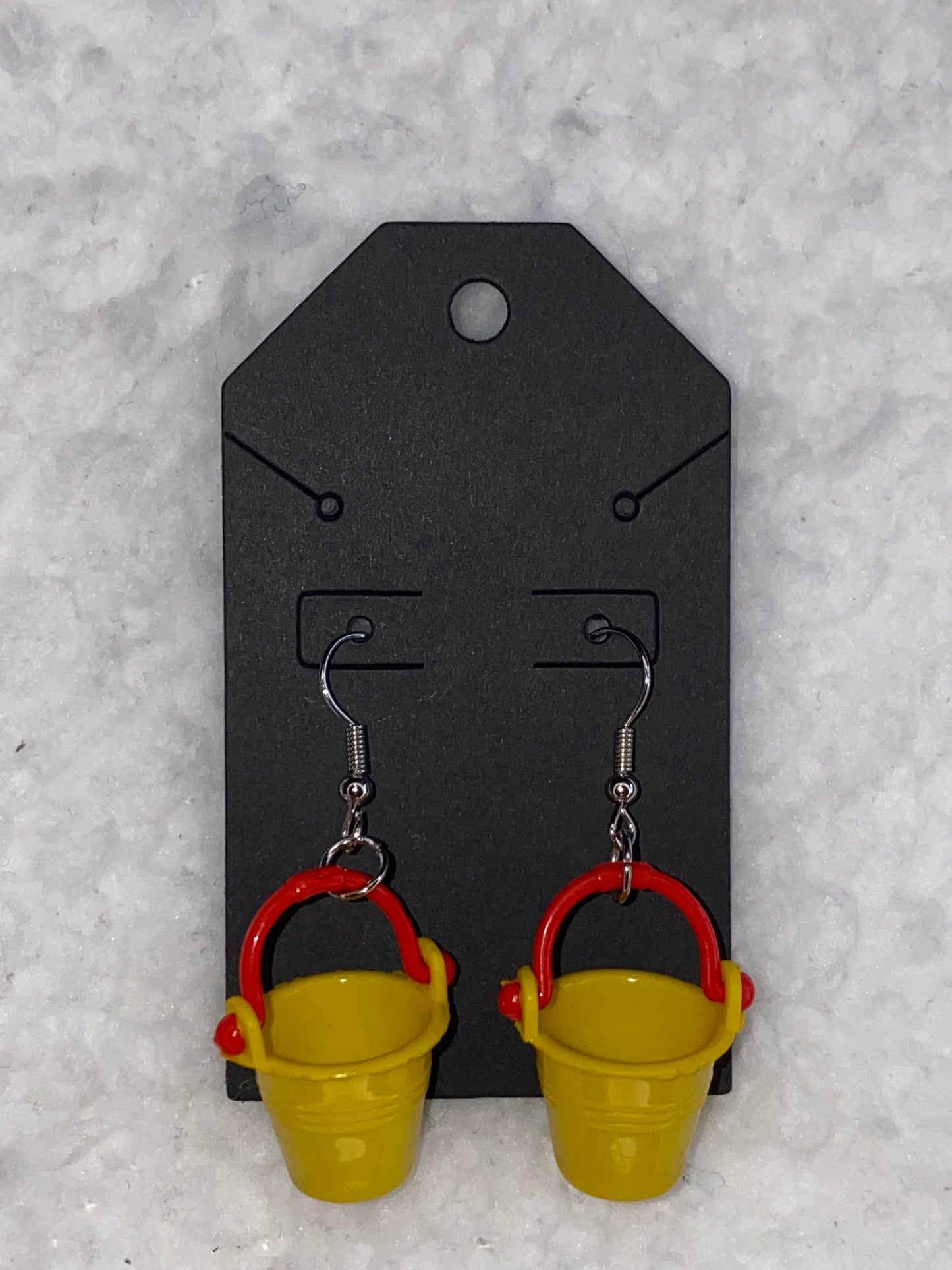 Yellow Bucket Earrings