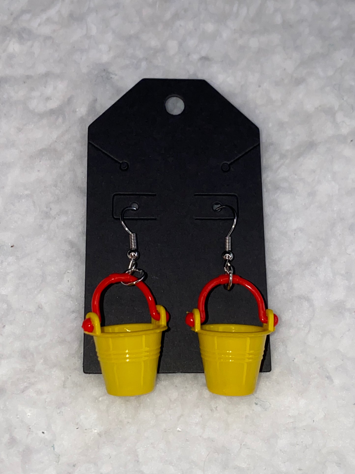 Yellow Bucket Earrings