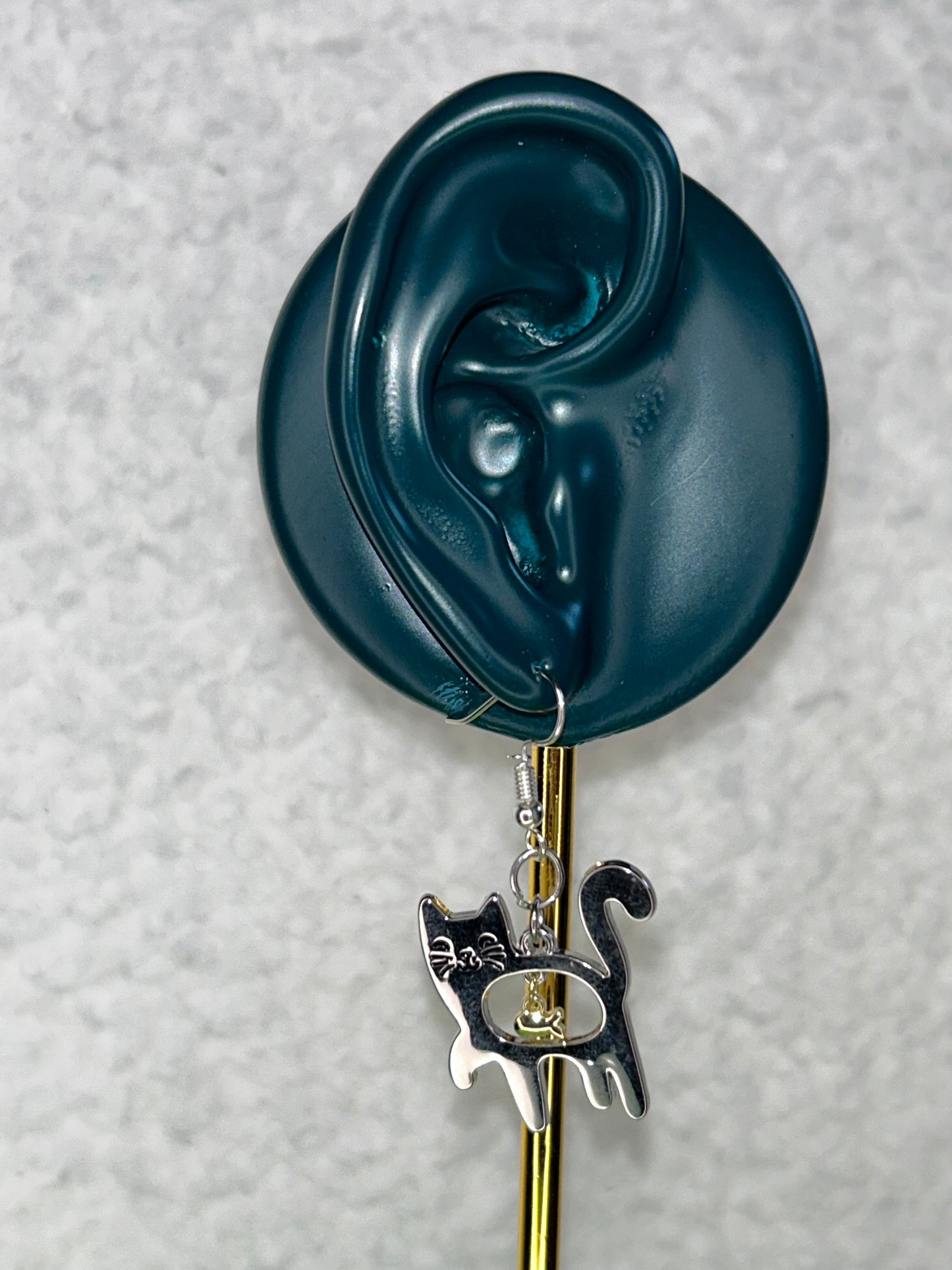 Cat & Fish Earrings