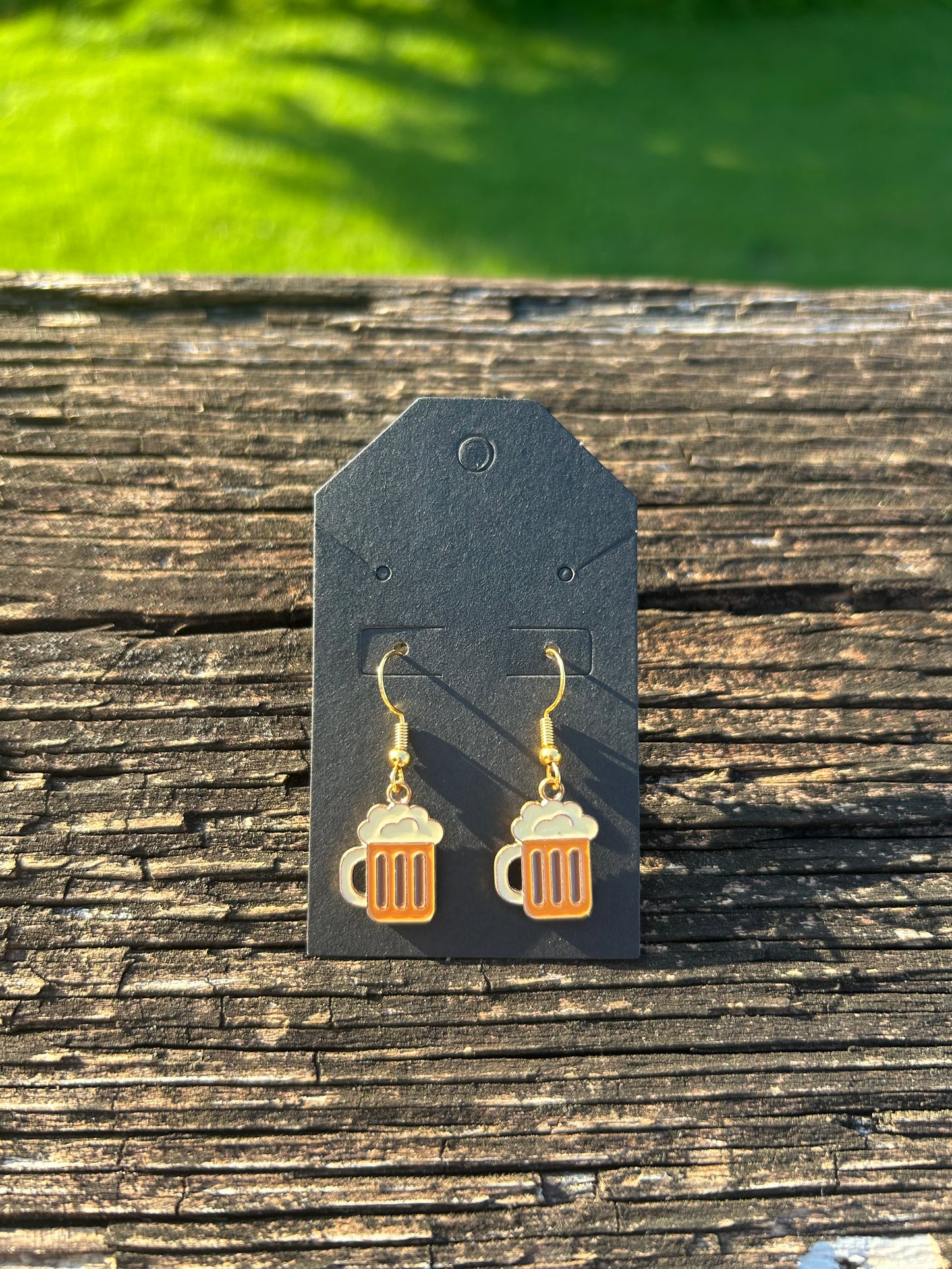 Beer Mug Earrings