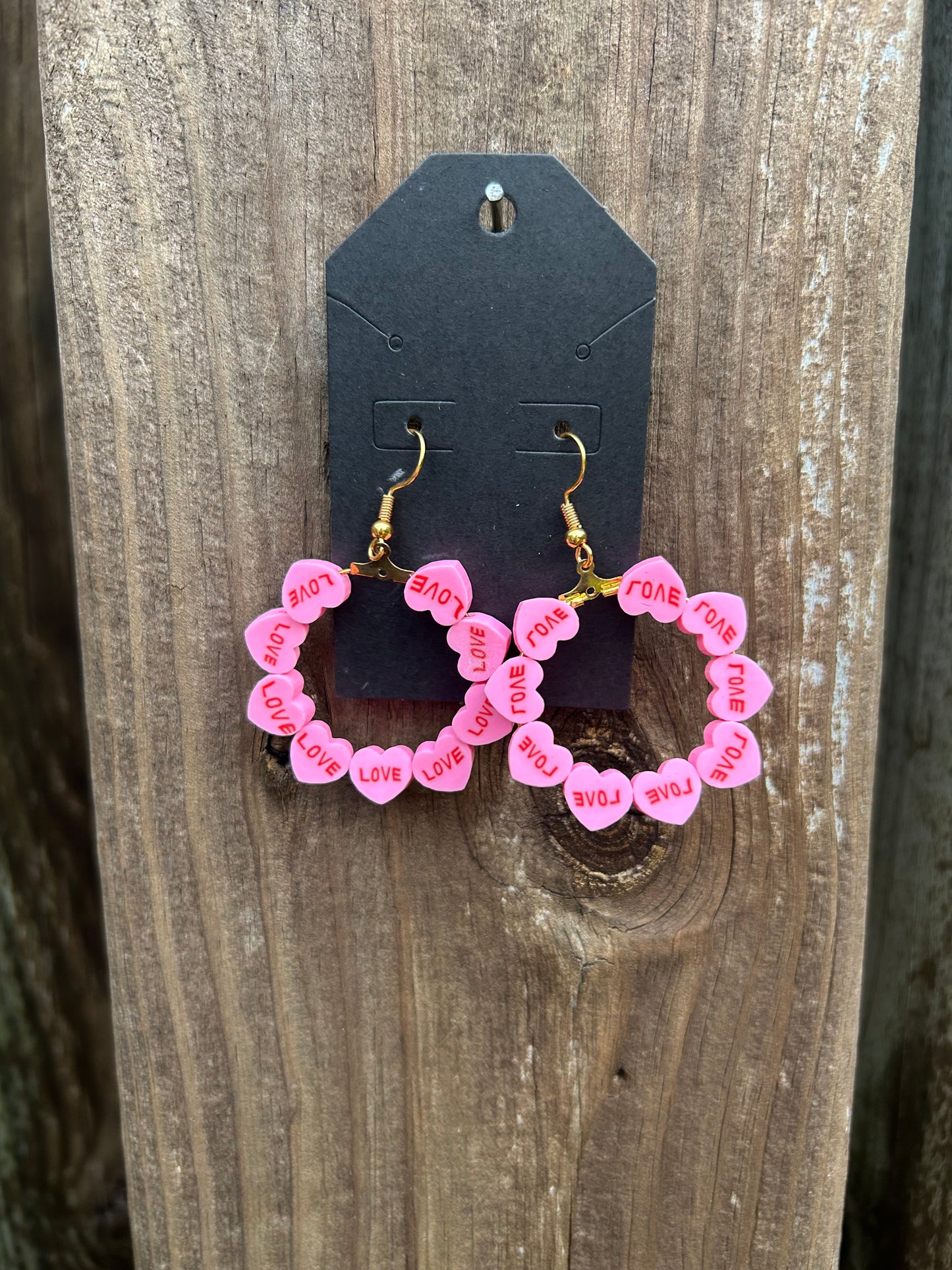 Love Hoop Earrings