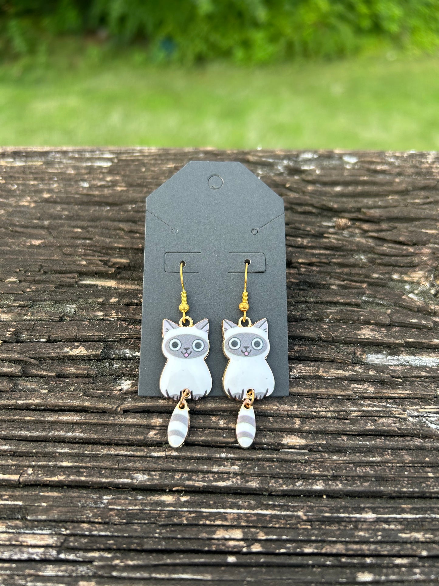 Siamese Cat Earrings
