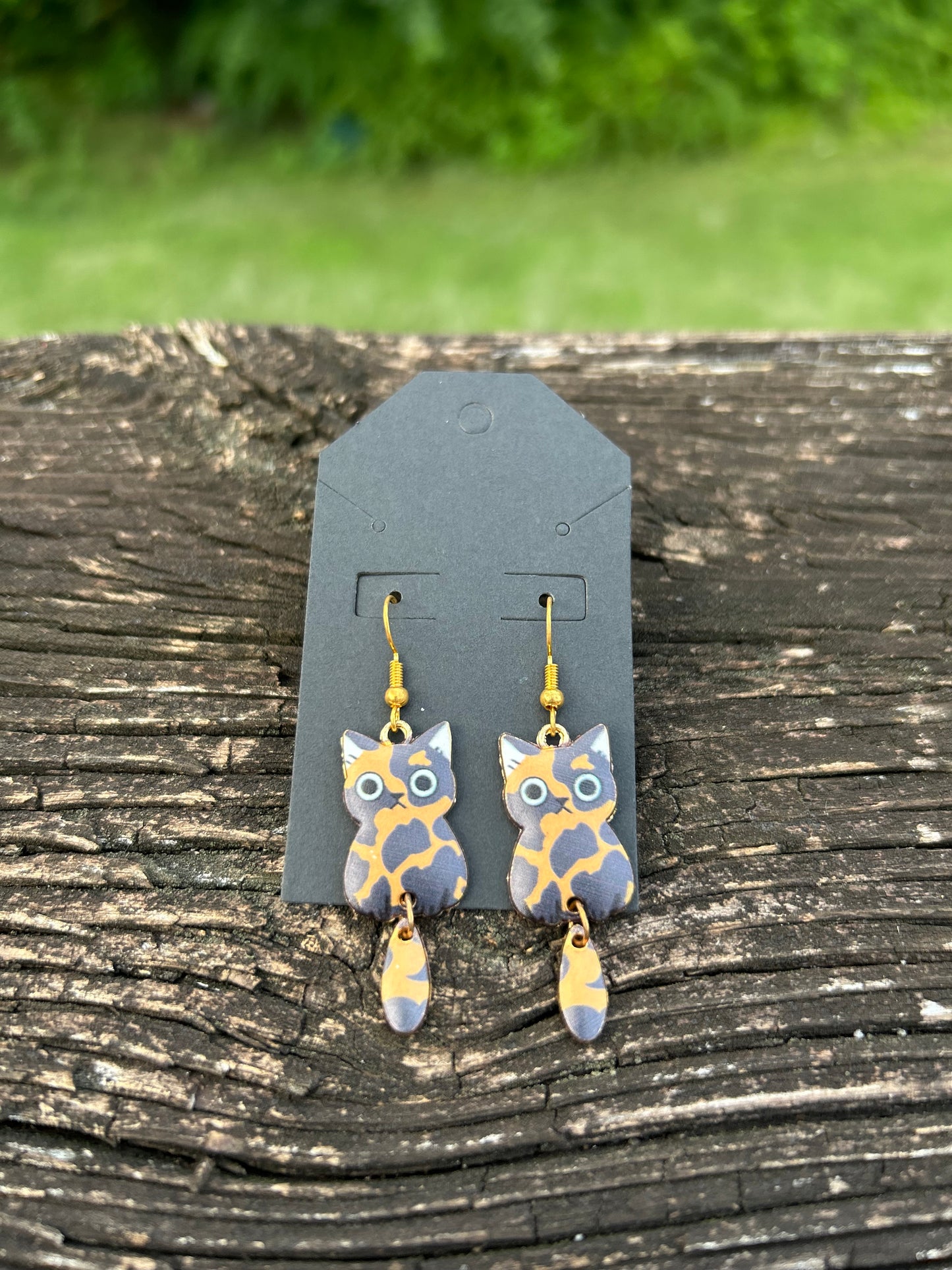 Spotted Cat Earrings
