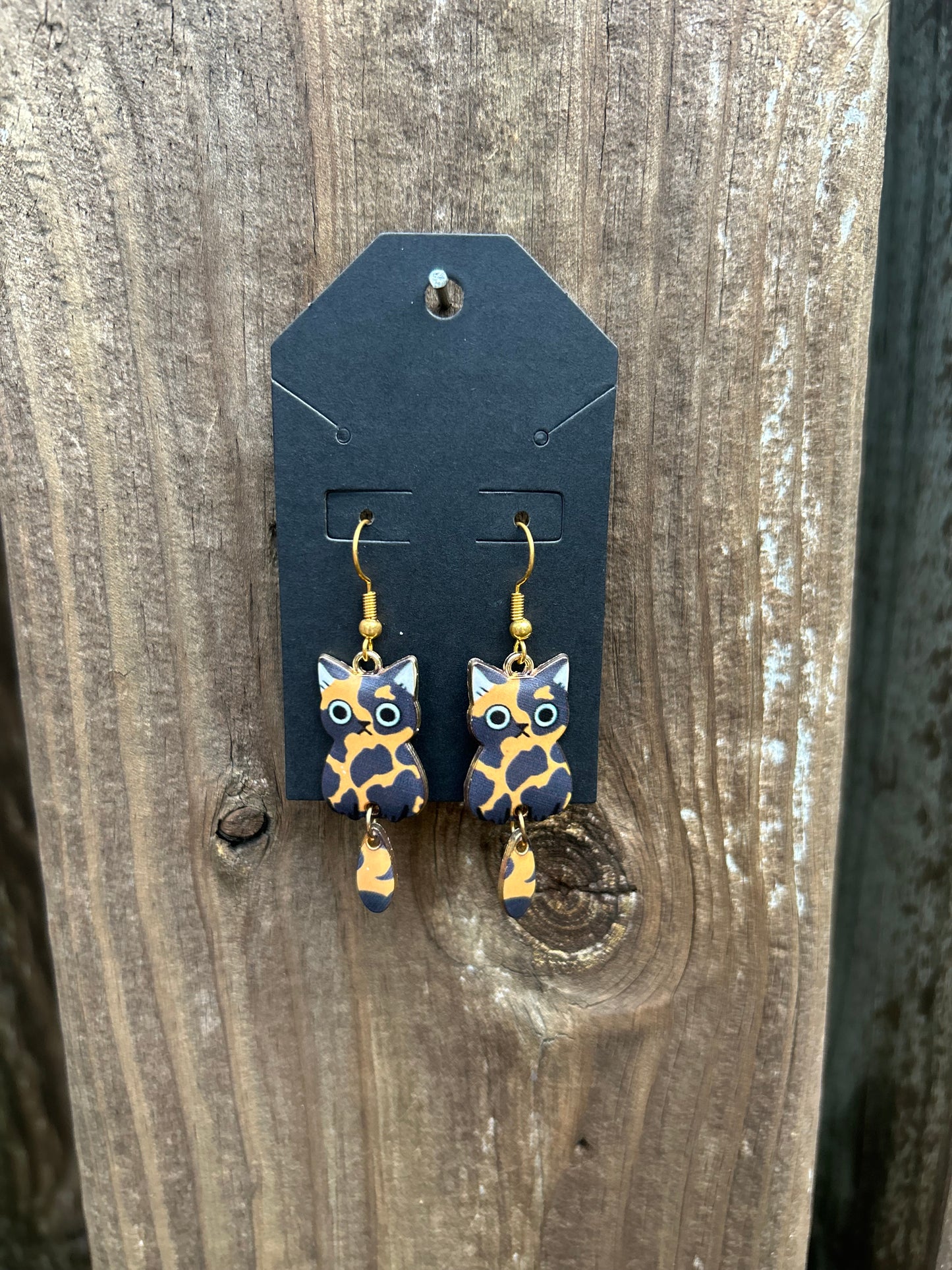 Spotted Cat Earrings