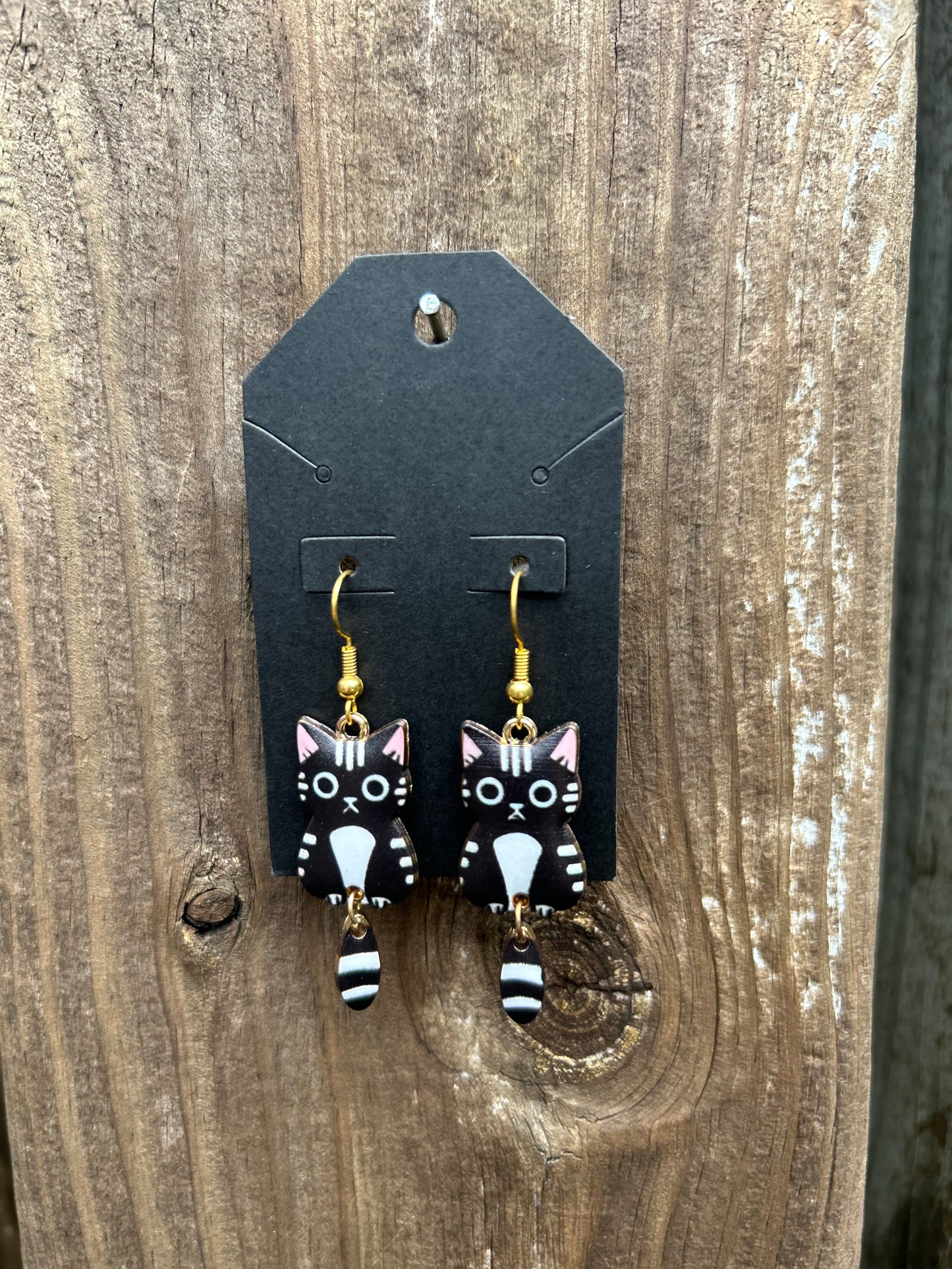 Black Cat Earrings