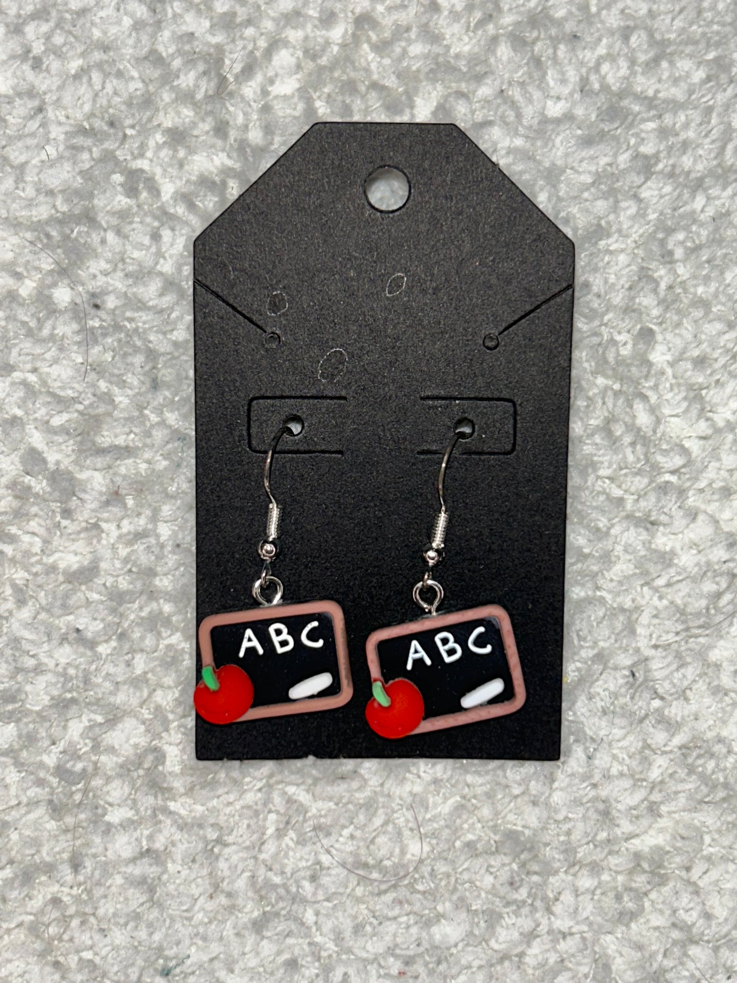 ABC Chalkboard Earrings