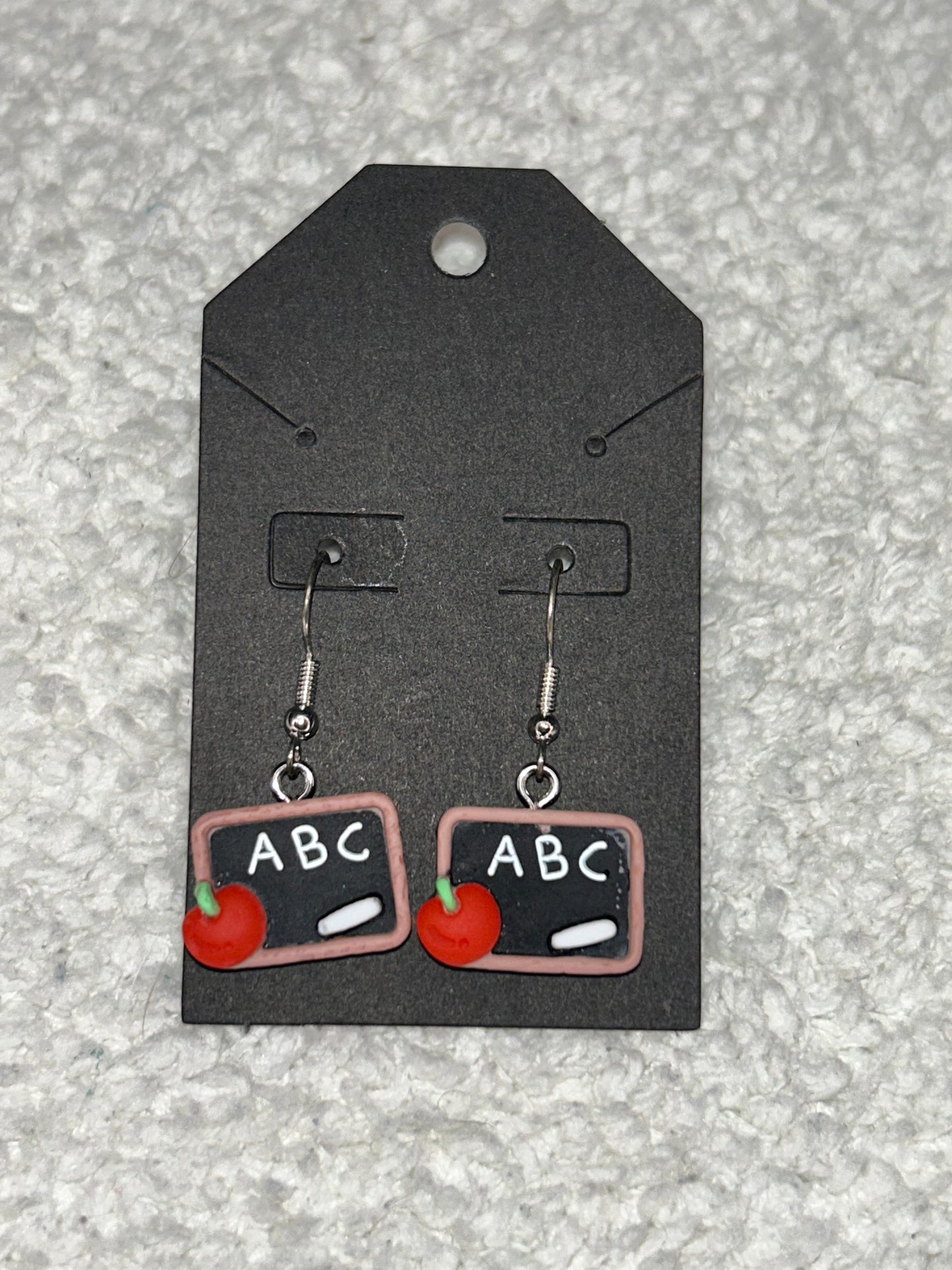 ABC Chalkboard Earrings