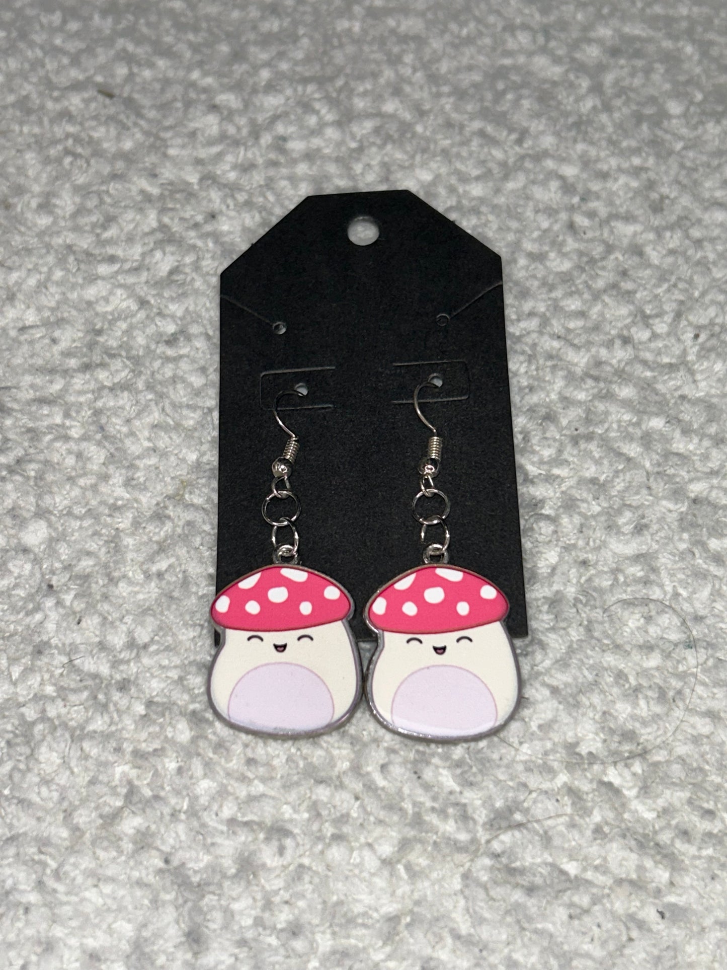 Squishmallow Mushroom Earrings