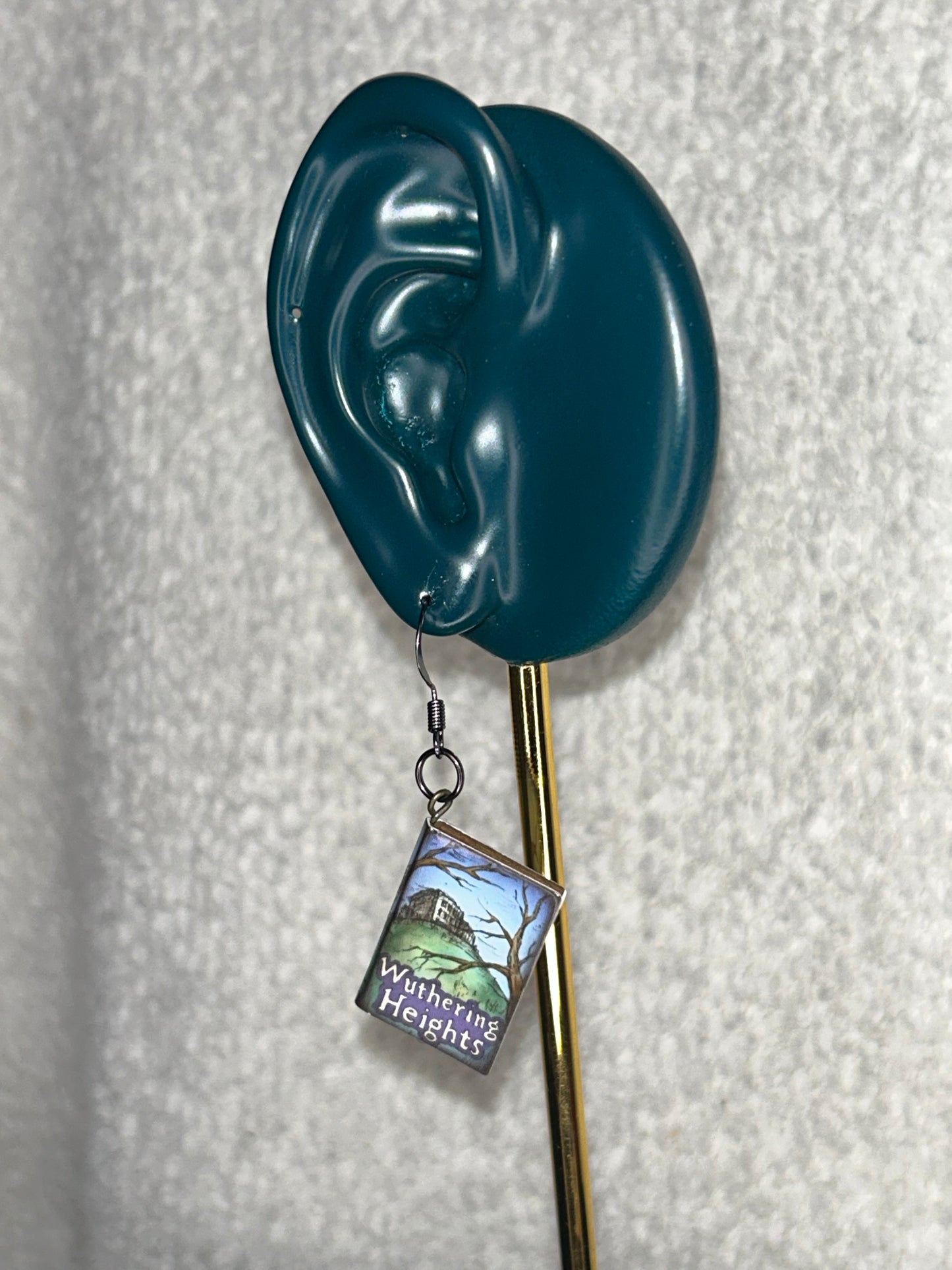 Wuthering Heights Book Earrings