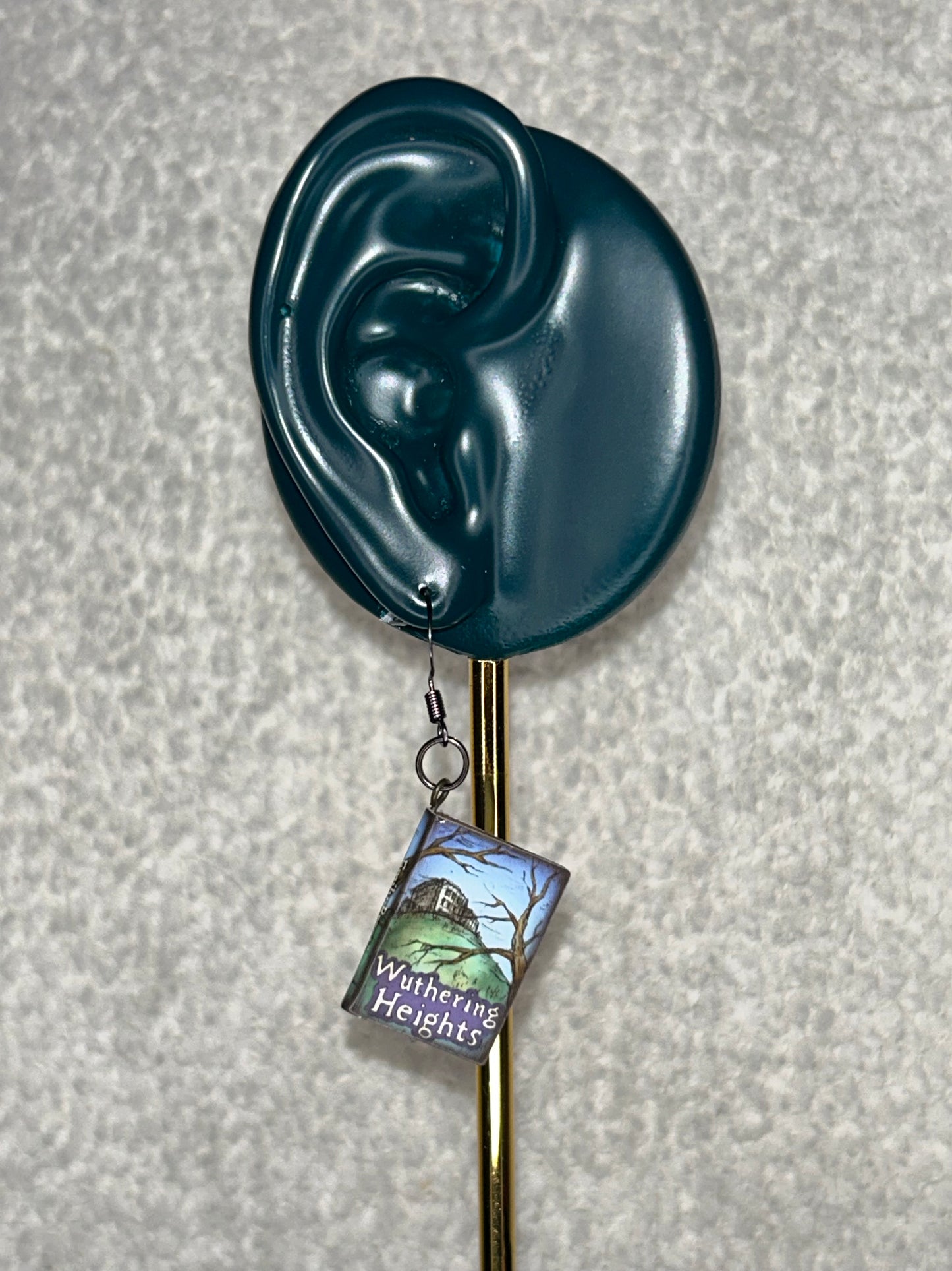 Wuthering Heights Book Earrings