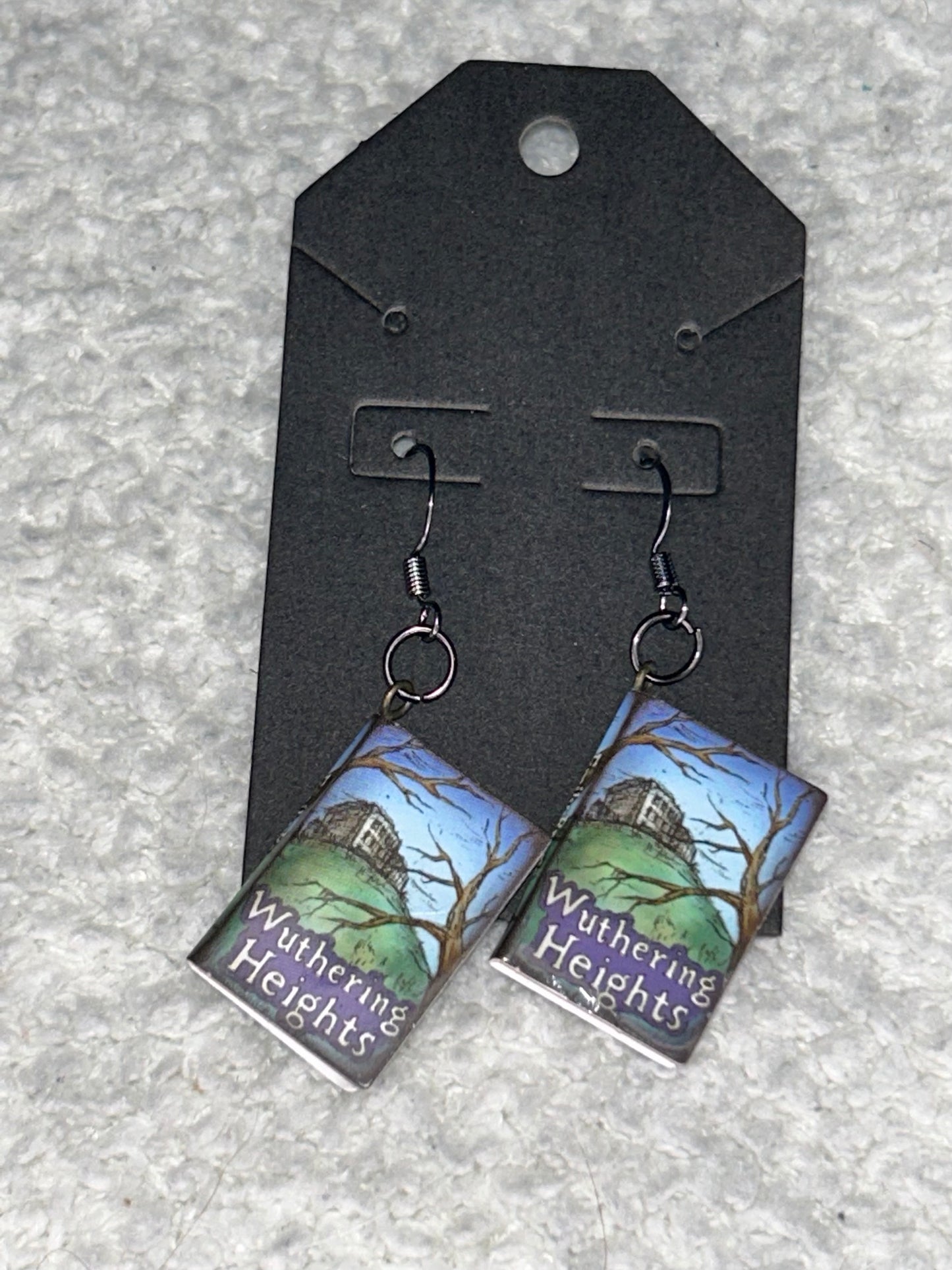 Wuthering Heights Book Earrings