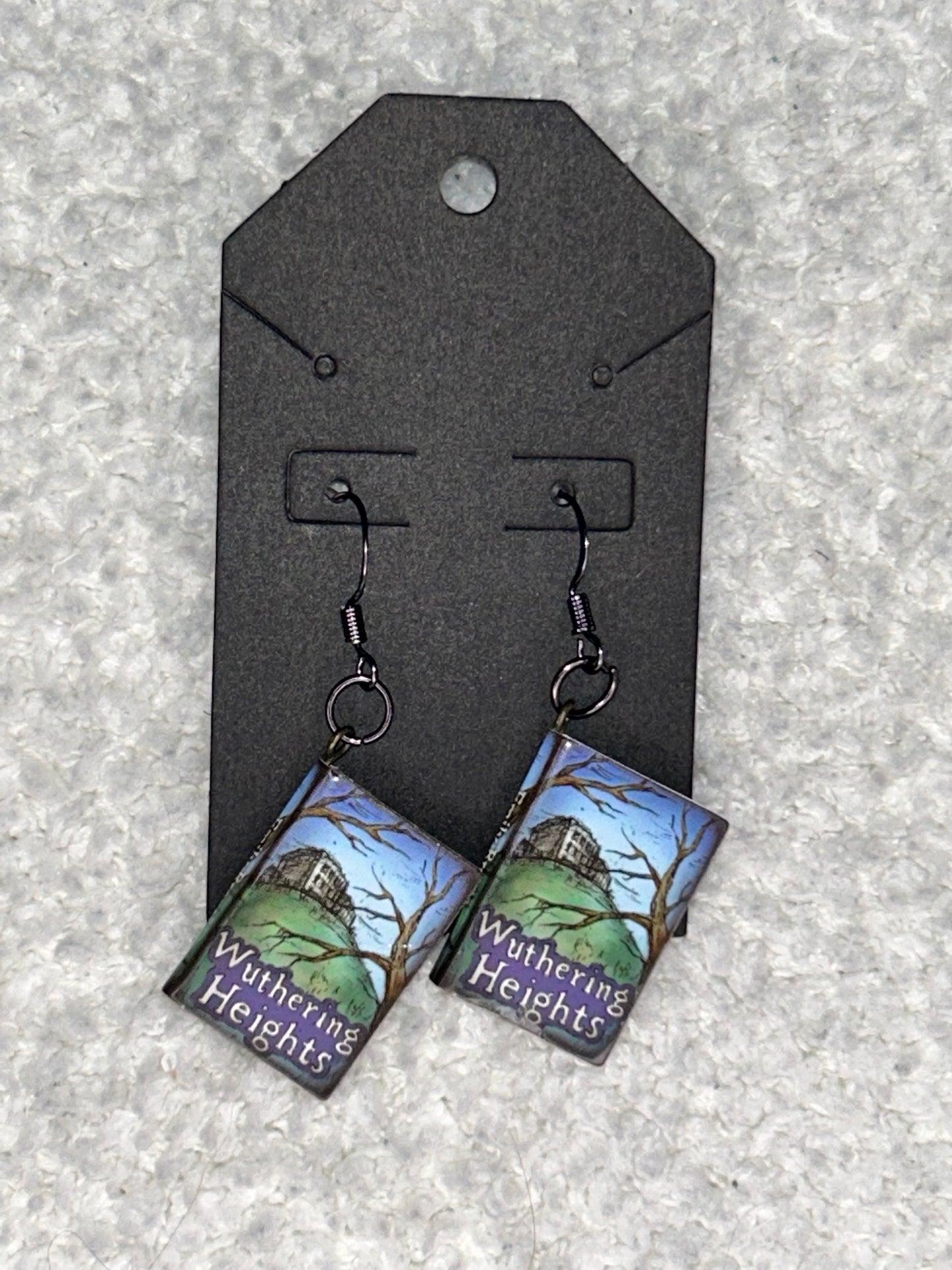 Wuthering Heights Book Earrings
