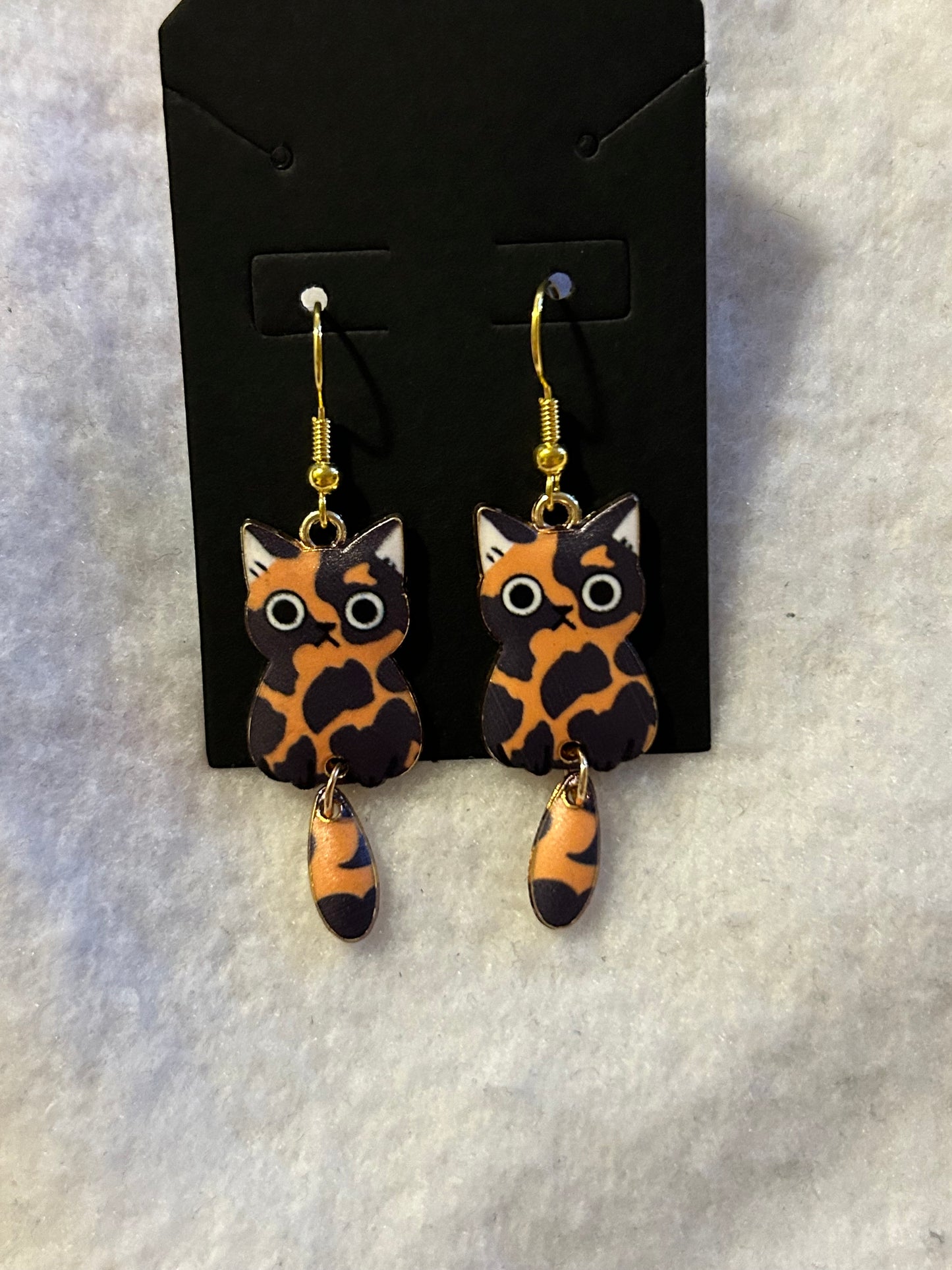 Spotted Cat Earrings