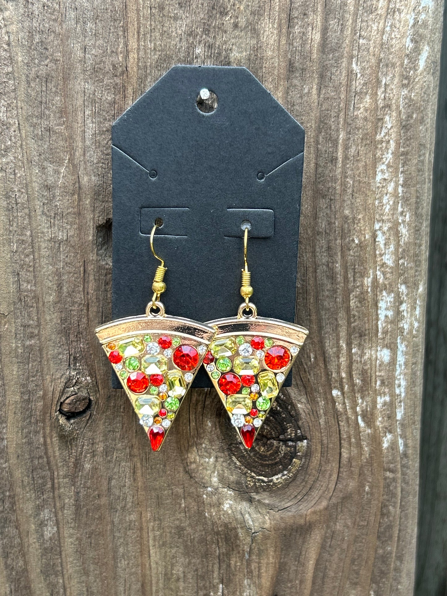Pizza Earrings