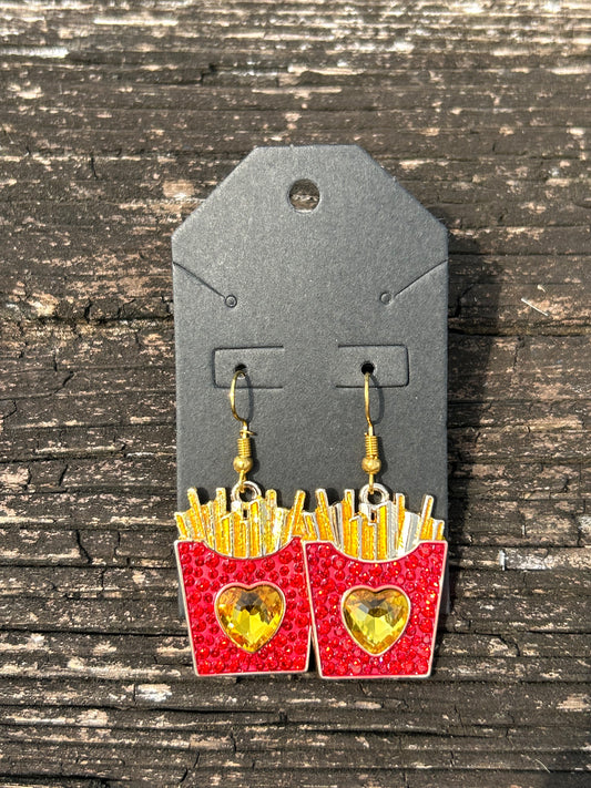 French Fry Earrings