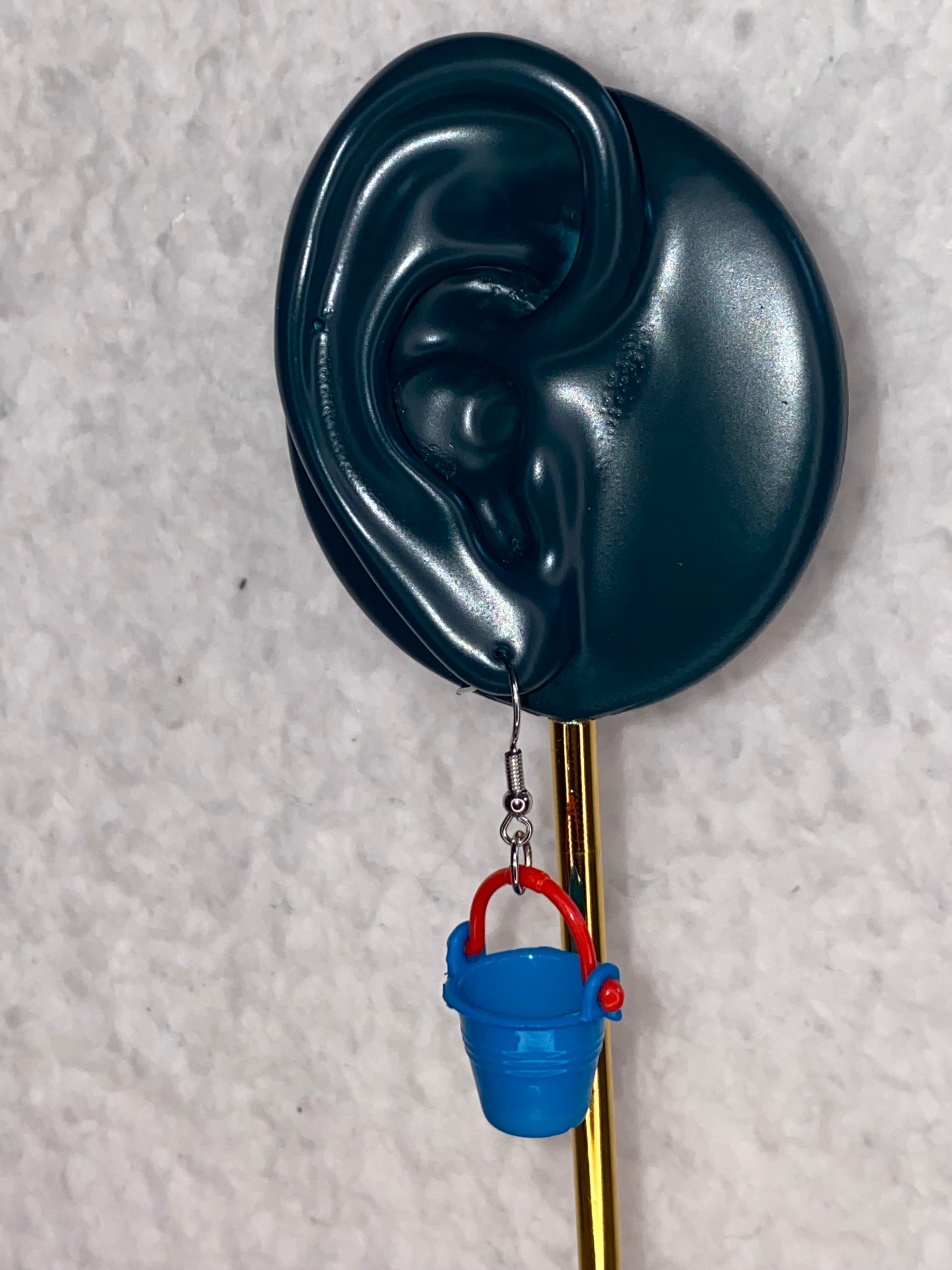 Blue Bucket Earrings
