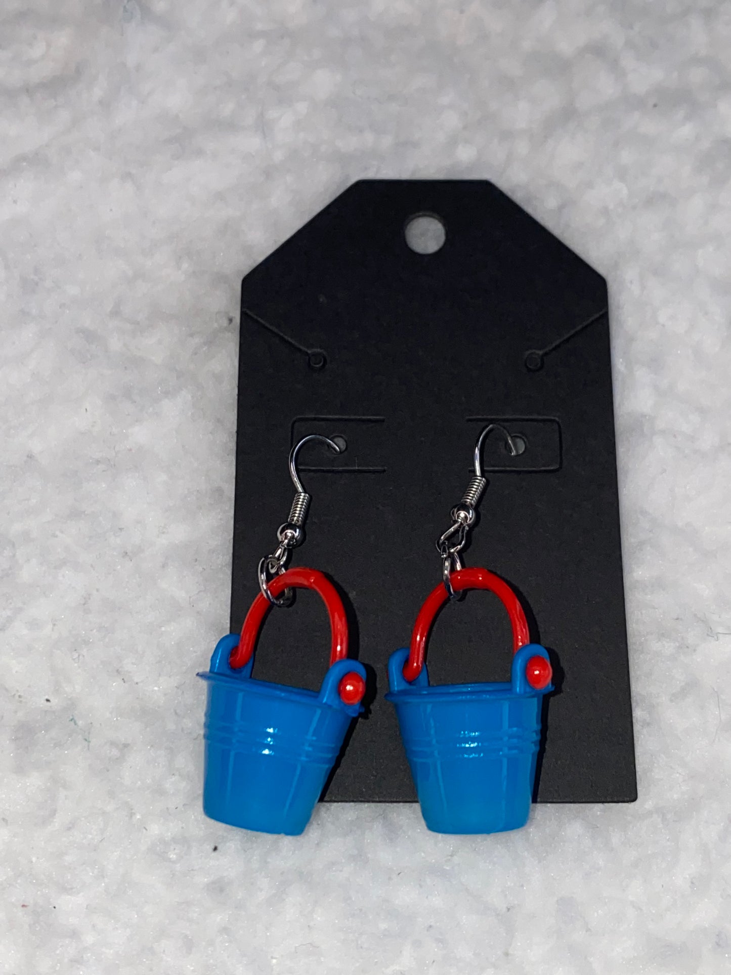Blue Bucket Earrings