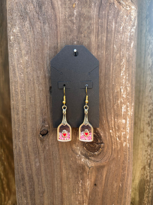 Champagne Bottle Earrings