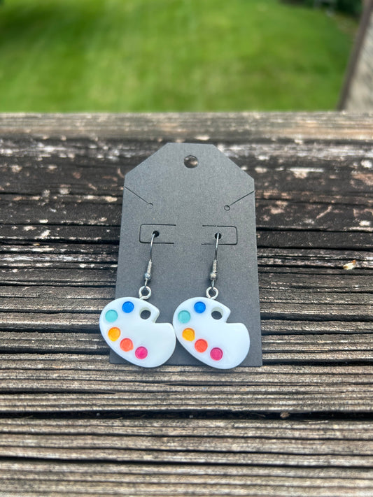 Paint Palette Earrings
