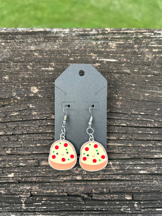 Squishmallow Pizza Earrings
