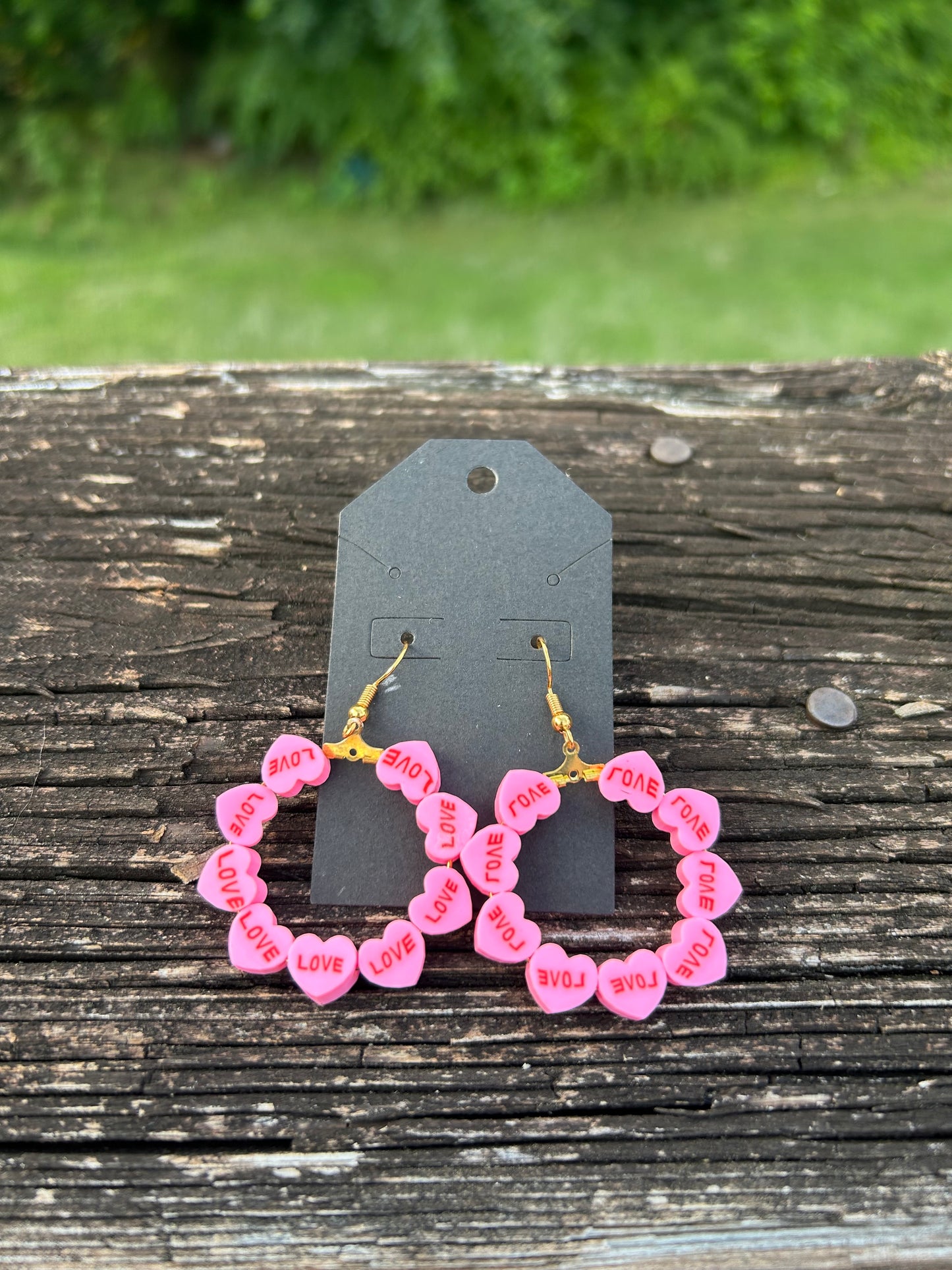 Love Hoop Earrings